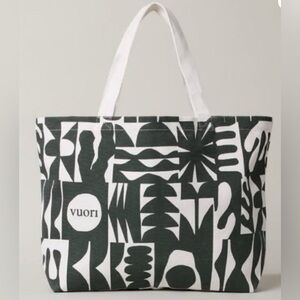 NWOT Vuori Extra Large Canvas Tote Bag, Limited Edition.